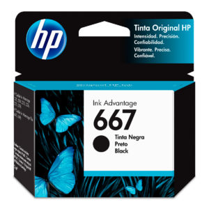 Cartucho para Impresora HP 667 NEGRO