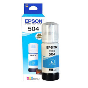 Tinta para Impresora EPSON 504 CYAN