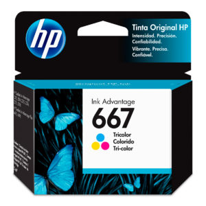 Cartucho para Impresora HP 667 COLOR