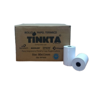 Rollos Termicos 80x50mm  para Impresora Fiscal